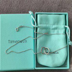Tiffany (1837) double ring necklace
